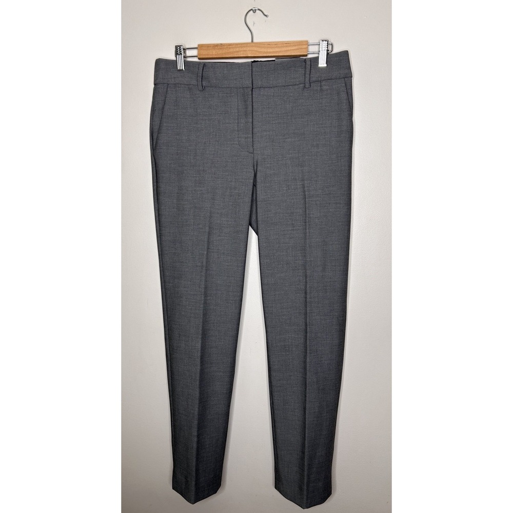 Talbots Women's Gray Hampshire Pockets Ankle Office Pants Size 6 New NWT